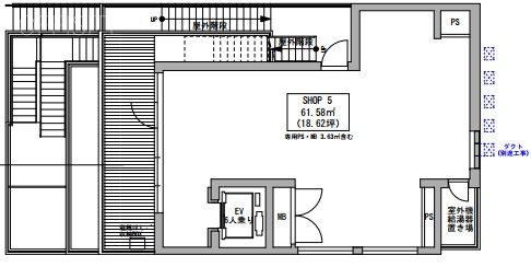 Terrace Tachikawa5F 間取り図