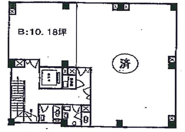 西新橋企画ビルB 間取り図