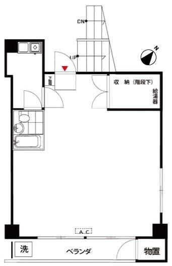 コーポラス明石301 間取り図