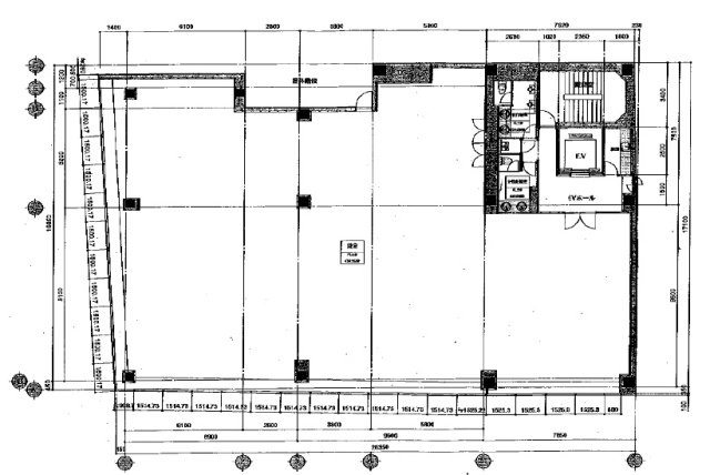 二番町カシュービル2F 間取り図