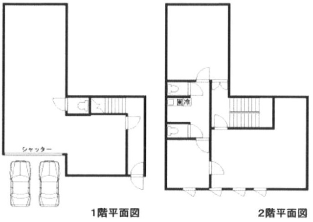 ディズ石原ビル1-2F 間取り図