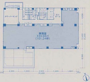 HF上野ビル10F 間取り図