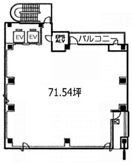 SVAX大門ビル8F 間取り図