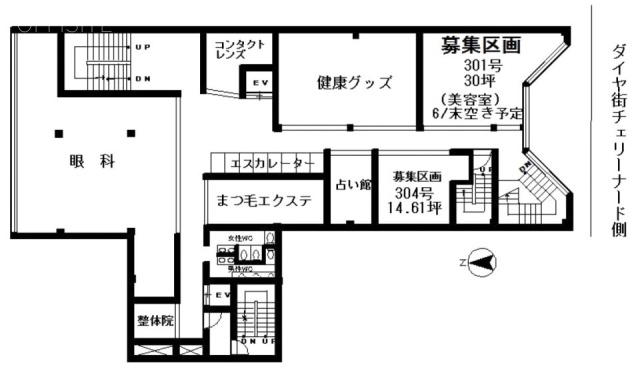 吉祥寺レンガ館モール301 間取り図