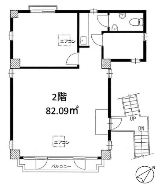 ロングヒル原宿ビル2F 間取り図
