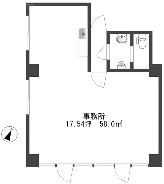 カーサF&Sビル101 間取り図