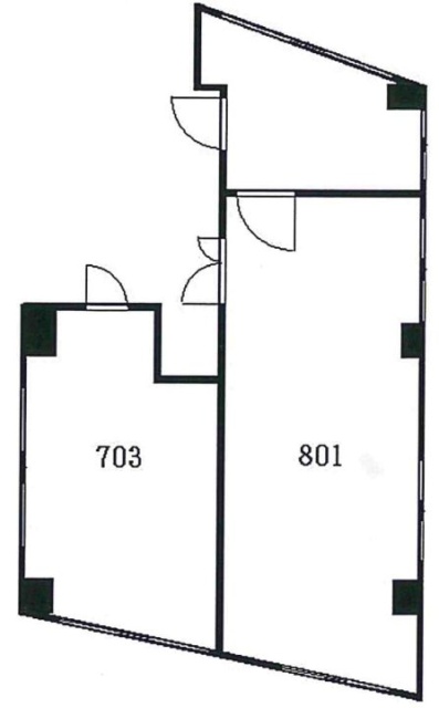 宝栄西新宿ビル703 間取り図