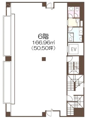 新川一丁目ビル6F 間取り図