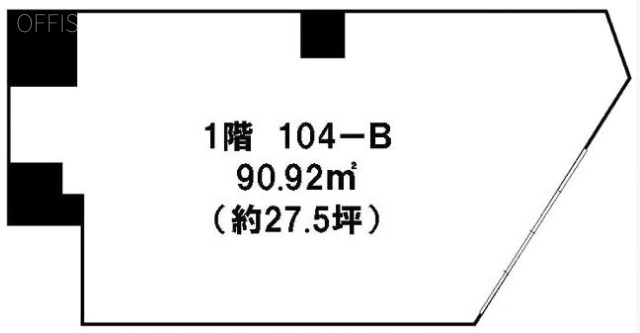 シーアイマンション白金ビル104B 間取り図