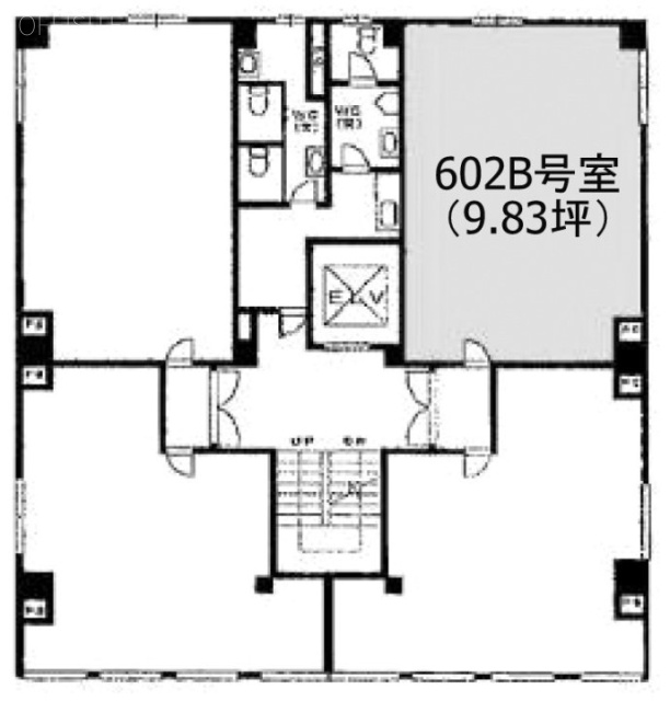 日立第6ビル602B 間取り図