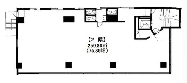 藤田コーポビル2F 間取り図