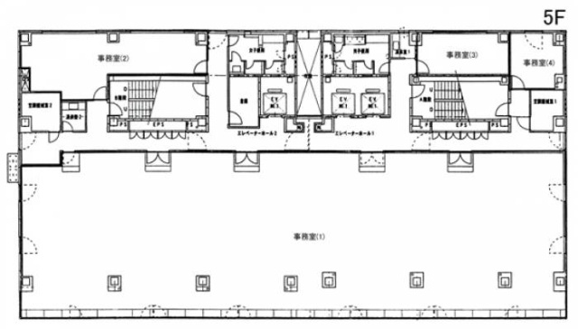 赤坂MKビル5F 間取り図