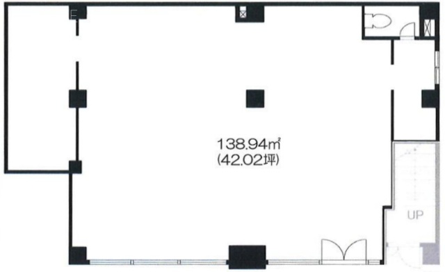 SHビル駒場1F 間取り図