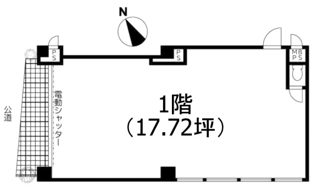 メルシー吉野 1階【101】 17.72坪　間取り