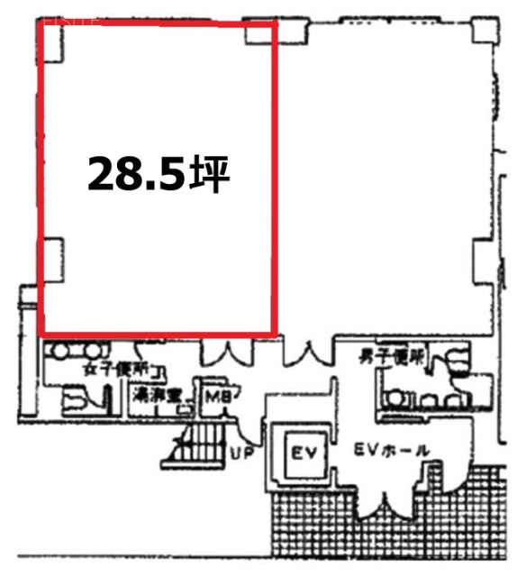 MCK芝浦ビル7F 間取り図