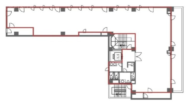 新橋東和ビル5F 間取り図