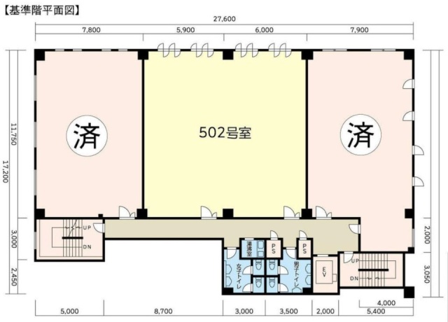 アーベインSTK栄町(天幸61)502 間取り図