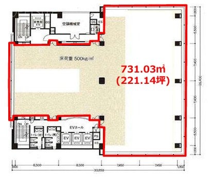 SOUTH PORT品川11F 間取り図