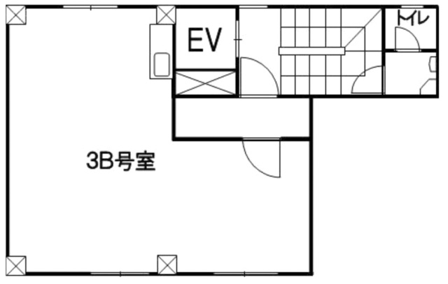 越山ビルB 間取り図