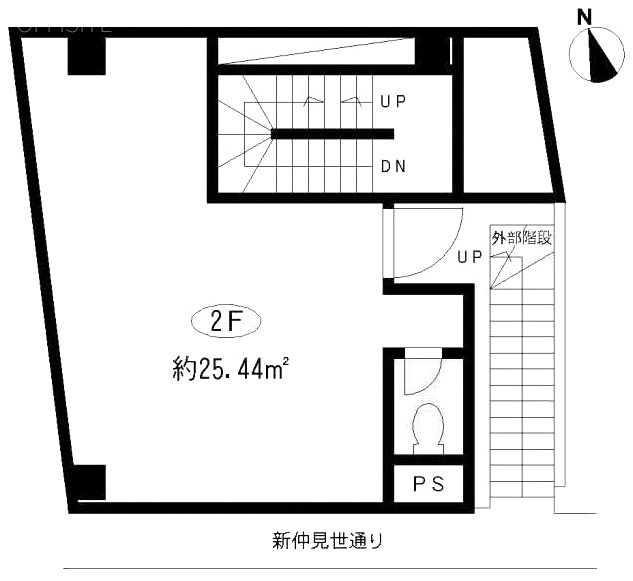 ささのビル2F 間取り図