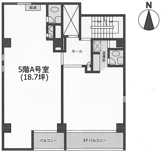 ブロケードビルA 間取り図