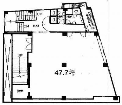 内田ビル2F 間取り図