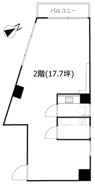 ベスト用賀ビル2F 間取り図