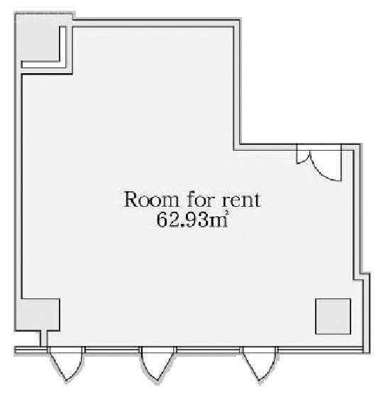 銀座全線座ビル2F 間取り図