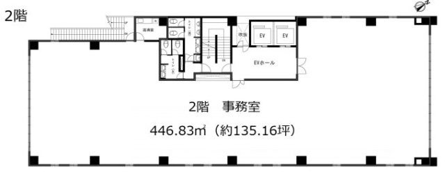 KDX茅場町ビル2F 間取り図