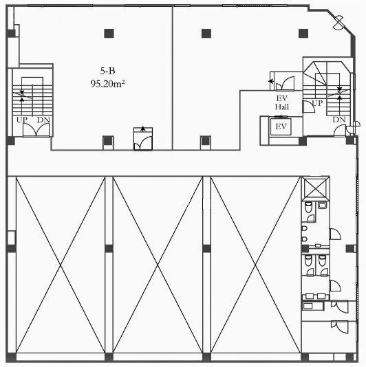 馬車道スクエアビルB 間取り図