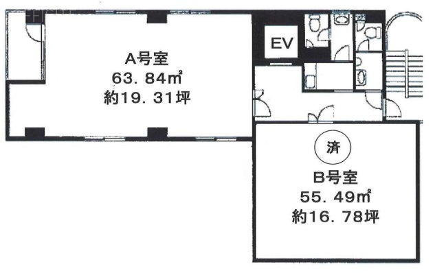 陽光ビルA 間取り図
