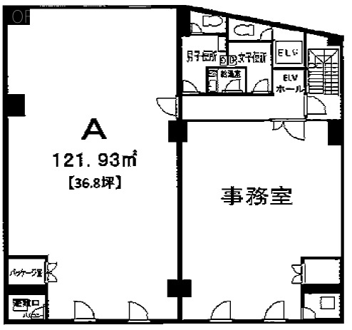 柏セントラルビルA 間取り図