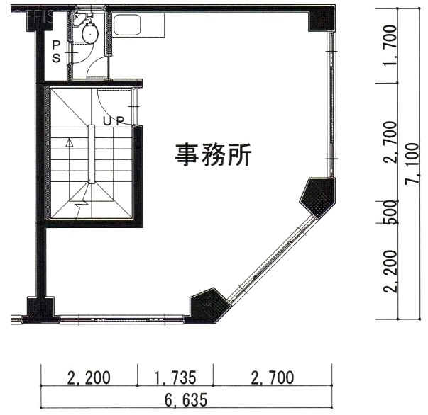 昭和ビル3F 間取り図