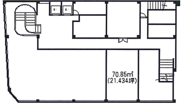 木下商事ビルB1-D 間取り図