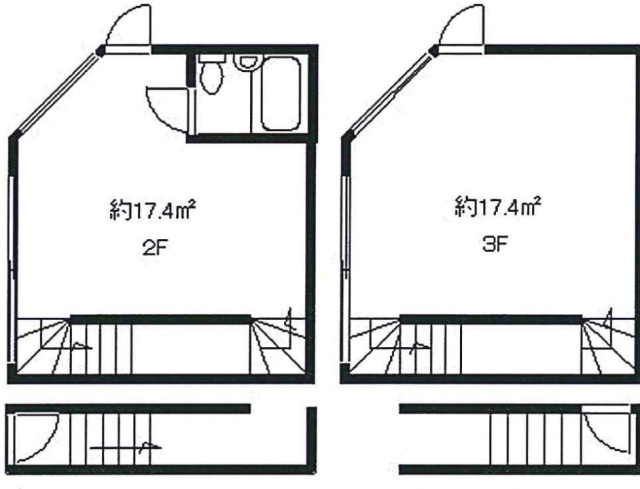 G-SPARKビル2F～3F 間取り図