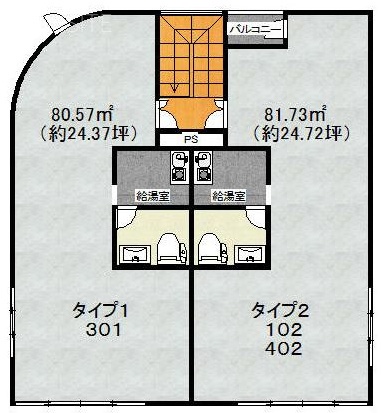 第2林ビル102 間取り図