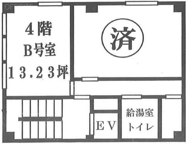 神保町YMU(お茶の水商事)ビルB 間取り図