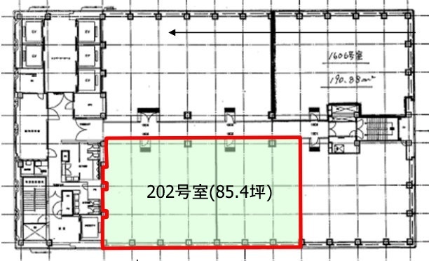 新宿三井ビルディング2号館202 間取り図