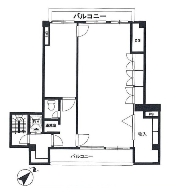 赤坂三基ビル9F 間取り図