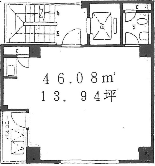 西新宿ビル5F 間取り図
