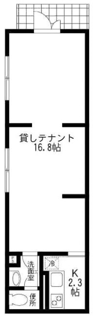 ISIS東向島ビル1F 間取り図