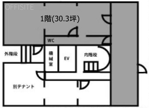 倉本興業ビル1F 間取り図