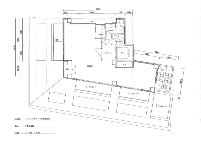 パシフィックマークス赤坂見附701 間取り図