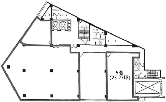 合人社東京永田町ビル6F 間取り図