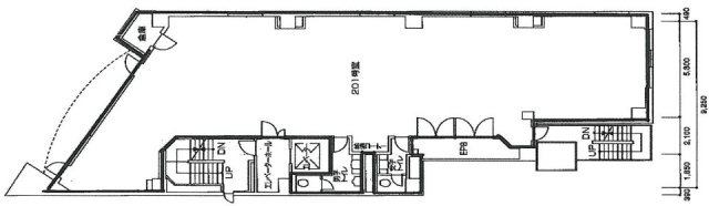 新宿311ビル201 間取り図