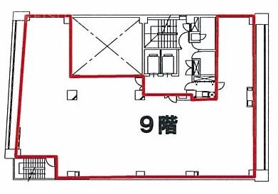 銀座セントラルビル9F 間取り図