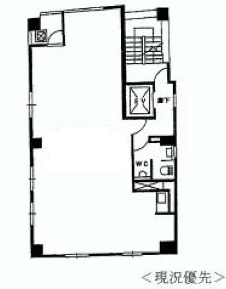 銀座歌茶屋ビル3F 間取り図