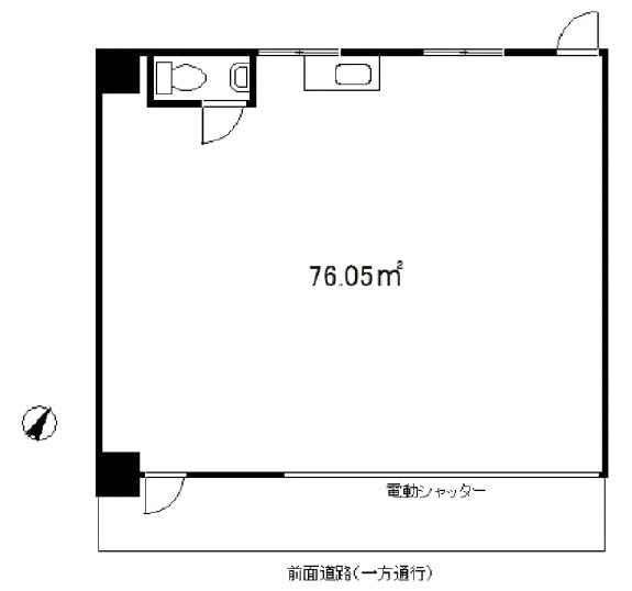 日神パレステージ横浜中央ビル1F 間取り図