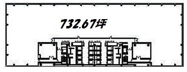 品川フロントビル4F 間取り図
