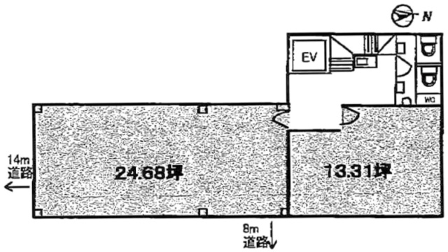 藤代ビル6F 間取り図